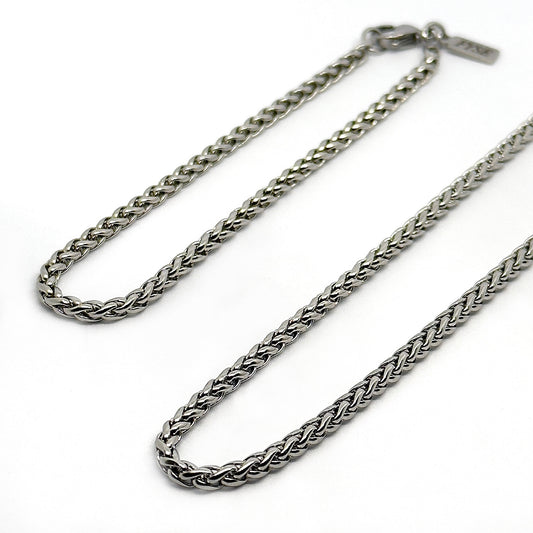 Wheat Chain & Bracelet Set 3MM
